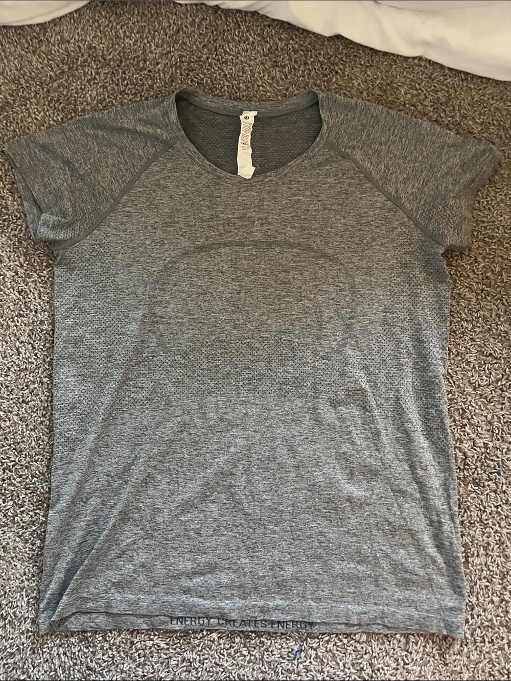 lululemon athletica Heathered Grey Short-Sleeve Performance Tee